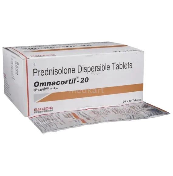 omnacortil 20mg tablet 10's